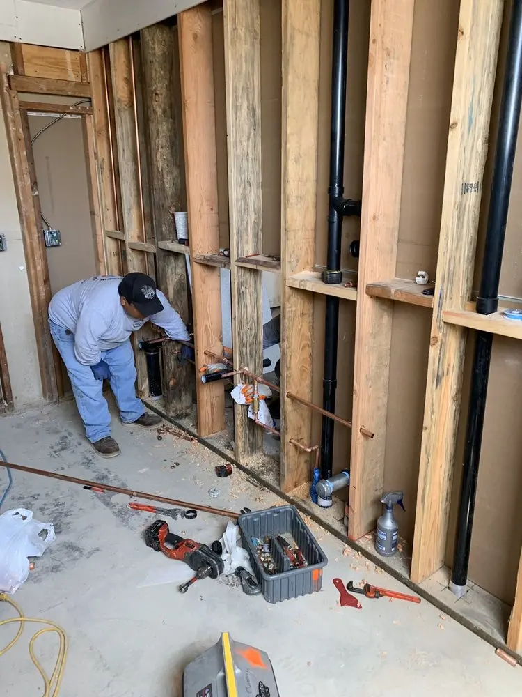 Commercial rough-in plumbing for Gas Line Repair in Pershing Place